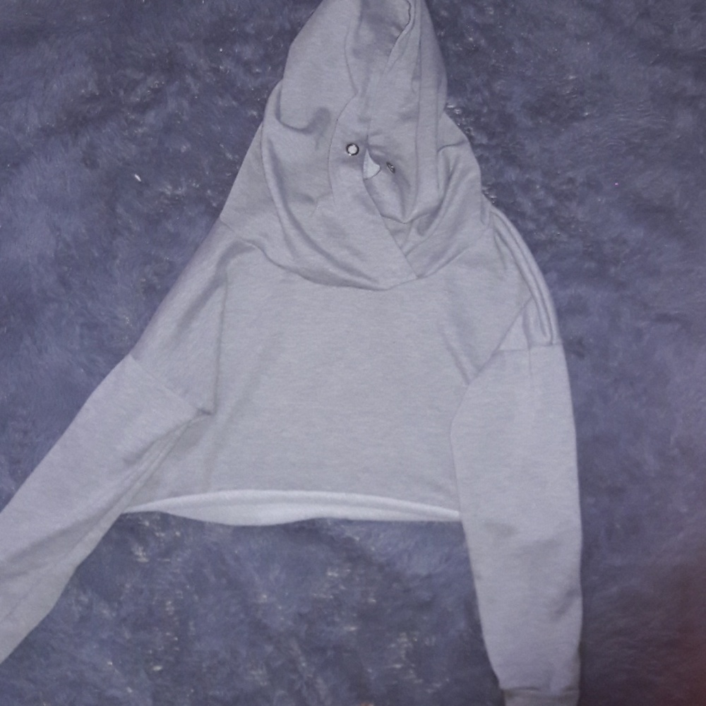 "Thanks for nothing" cropped sweatshirt